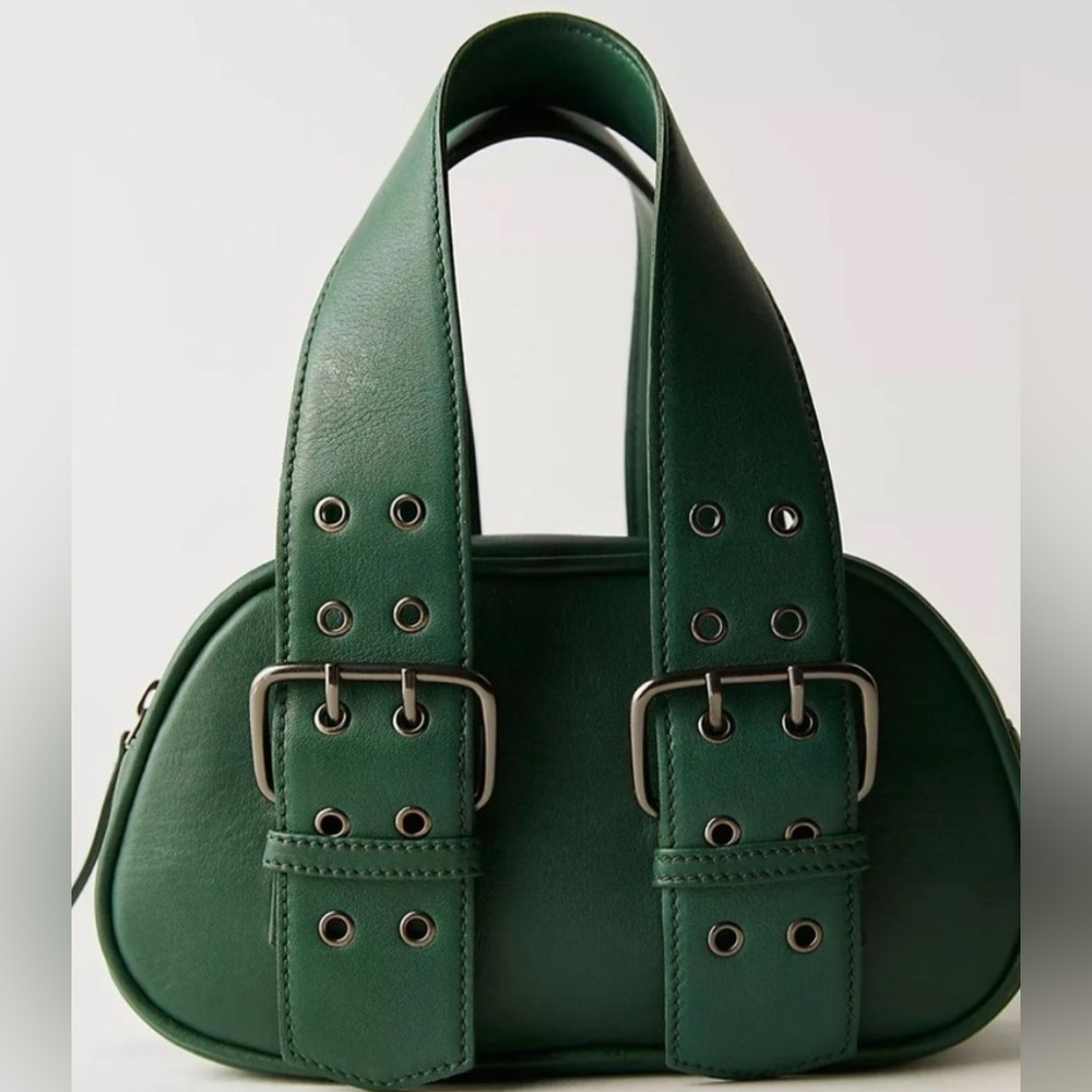 Free People Mini Shoulder Bag in Green - Picture 2 of 5